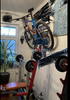 Bicycle Wall Mount Bike Rack Bracket with Pedal