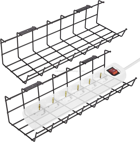 Basket Desk Cable Tray for Office And Home Computer Cable Storage