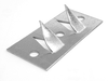 Galvanized Steel 8-pin Impaling Clips for Fiberglass Acoustical Panels Truss Nail Plate
