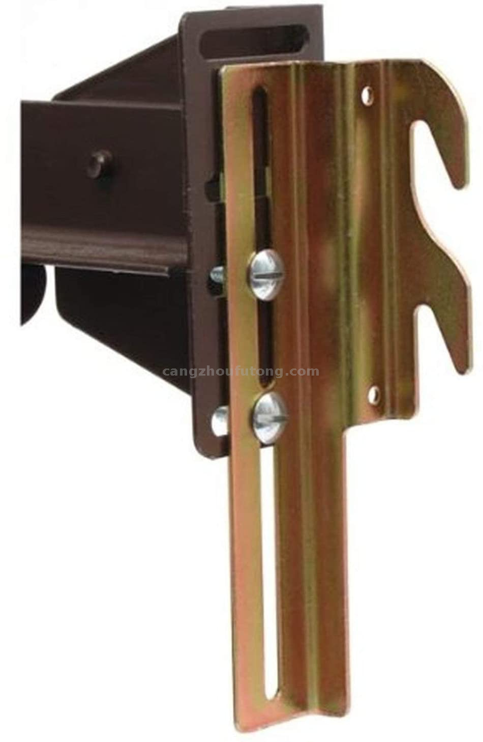 Steel Bracket Holds Steel Bed Frame Extension Set Corner Kit