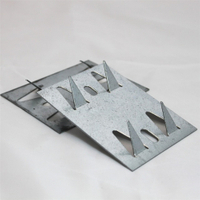 Metal Building Material Angled acoustic Impaling insulation clip panel