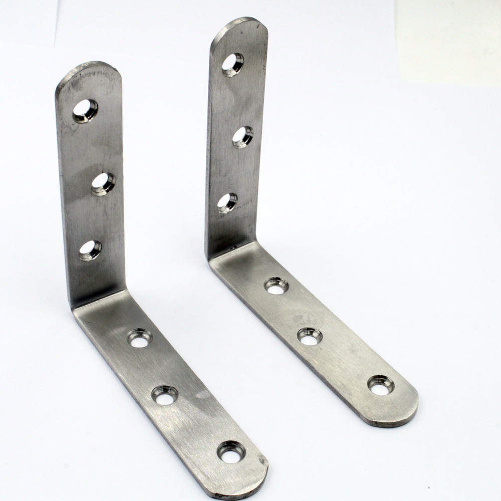 10PCS Flush Mount Bracket, Stainless Steel Interlocking Photo Frame