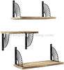 Decorative Shelf Brackets Rustic Corner Brace Metal Joint Angle Bracket for Floating Shelves 