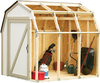 Custom Shed Kit with Peak Roof And Barn Roof