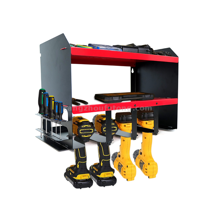 Heavy Duty Power Drill Tool Storage Organizer And Storage Rack for Cabinet Wall Rack, Charging Station, Garage Storage