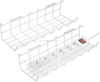 Under Table Cord Organizer for Wire Management Metal Wire Cable Mesh Holder for Desks