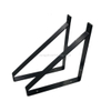 Wall Mounted Decorative Shelves Modern Metal Brackets for Bathroom Living Room 