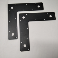 Black Metal Mending Plates for Wood Trusses