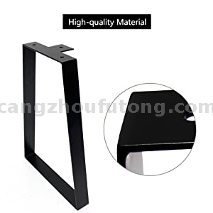 Heavy Duty 16" Tall Trapezoid Metal Coffee Table Base Furniture Legs for Bench