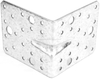 4 Packs 4 Inches Steel L Angle Brackets 90 Degree Heavy Duty Corner Braces with Reinforcing Rib Design Joint Connector for Wooden Shelves, Furniture, Timber, 2 Mm Thickness, Max Load 110 LB