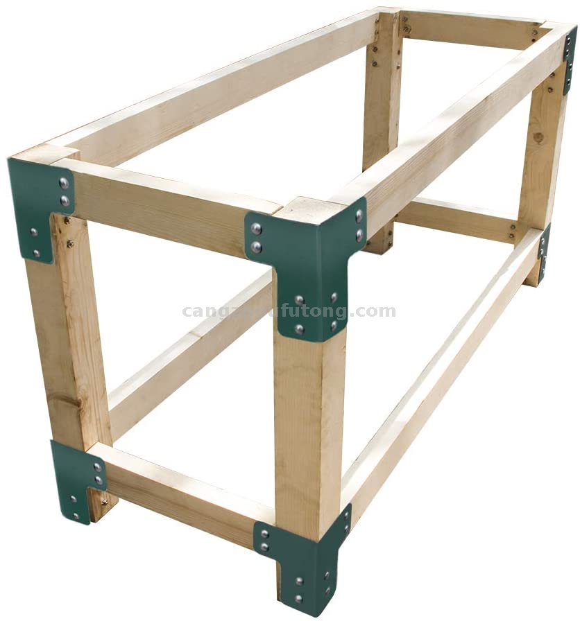 8 Pcs Workbench Bracket Kit Sturdy Steel Angle Brackets MultiAngle