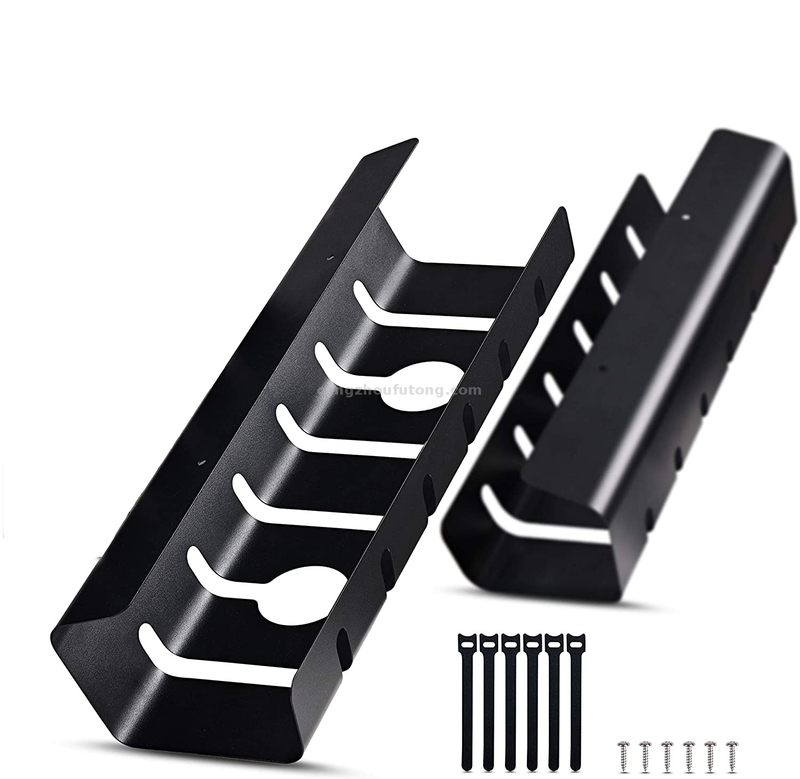 Under Desk Metal Network Cable Tray Computer Charger Electrical Wire Steel Management Trunking