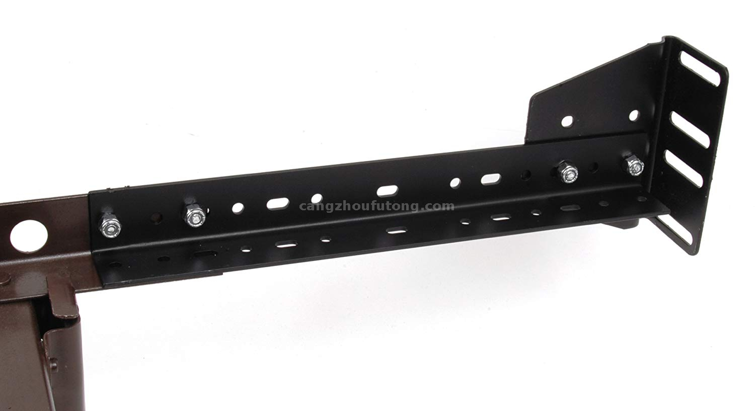 Bolt-On To Hook-On Bed Frame Conversion Brackets with Hardware Hook Plate